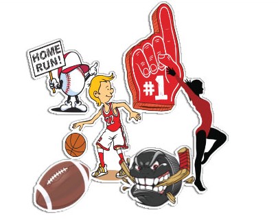 Sports Stickers | Decals.com